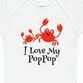 thumbnail image 4 of Inktastic I Love My Poppop Grandchild Boys or Girls Baby Bodysuit, 4 of 5