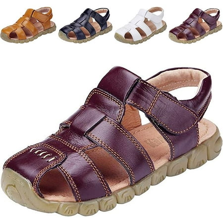 

Boy s Girl s Leather Closed Toe Outdoor Sport Sandals (Toddler/Little Kid/Big Kid)