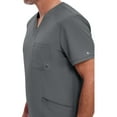 thumbnail image 3 of Infinity Cherokee V- Neck Men's Scrub Top with Rib Knit Back Panels with 3 Pockets and 360 Stretch - CK900A, 3 of 8