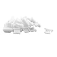 thumbnail image 1 of 25x White Micro USB Port Soft Plastic Ear Cap Dust Stopper for Mobile Phone, 1 of 2
