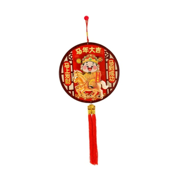 Decoración colgante de Año Nuevo chino electrónica que sacude al Dios de la Riqueza tradicional estilo A