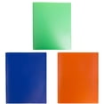 thumbnail image 3 of 3Pack Multi Colored File Folders Two-Pocket Folder, Three-Hole Punch, Letter Size, Heavy Duty Plastic Two Pocket Folders with 3 Hole, Heavy Duty Plastic 2 Pocket Folder, Document Folder, 3 of 7