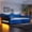 Blue, variant on Harper & Bright Designs Queen Buttons Tufted Daybed with Nail Head Decoration, Luxurious Linen Upholstered Sofa Bed wih LED Light for Living Bedroom Guest Room, Blue