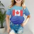 thumbnail image 2 of WEAIXIMIUNG T-Shirt à Manches Courtes pour Petites Filles, Col Rond d'Été, Coupe Décontractée, Basique, 2 of 4