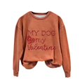 thumbnail image 2 of Baqcunre Crewneck Sweatshirts Do Everything In Love Print Sweatshirt Crew Neck Shirt Pullover Sweatshirt(Orange S-XXL),Womens Sweatshirt Womens Tops Valentine'S Day Shirts For Women, 2 of 4