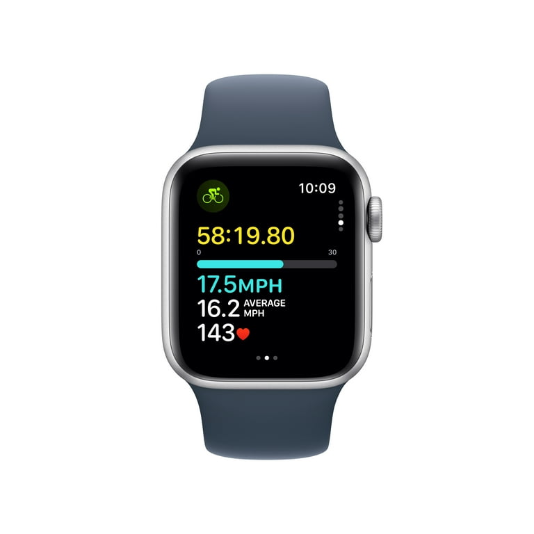 Apple Watch SE (2023) GPS 40mm Silver Aluminum Case with Storm