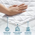 thumbnail image 5 of Guardmax Waterproof Quilted Fitted Mattress Pad | Hypoallergenic Cover | Breathable, Noiseless Barrier | Crib (28 x 52 x 7), 5 of 9