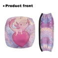 thumbnail image 2 of Jiueut Galaxy Axolotl Medical Products Rollator Walker Seat & Back Cover for Women 2 Piece Walker Seat Covers for Seniors Easy to Install Protective Covers for Walker, 2 of 7
