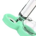 thumbnail image 3 of Cuenco para mascotas de plástico, bonito recambio automático de agua, protección de la columna cervical, cuenco de alimentación para perros y gatos, color verde, 3 of 3