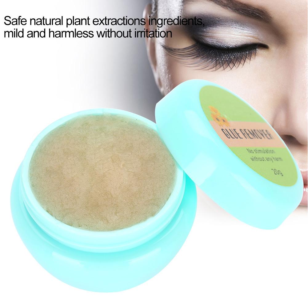 Kritne Eyelash Adhesive Remover Cream, Antiirritation Grafting Eyelash Extension Remover Glue