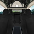thumbnail image 3 of For 2020-2024 Tesla Model Y FH Group Faux Leather Custom Fit Car Seat Covers Full Set - Black, 3 of 6