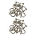 thumbnail image 1 of 20 PCS Hebilla de Pulsera en Forma de O Forma de Acero Inoxidable para Manilla Al Aire Libr, 1 of 5