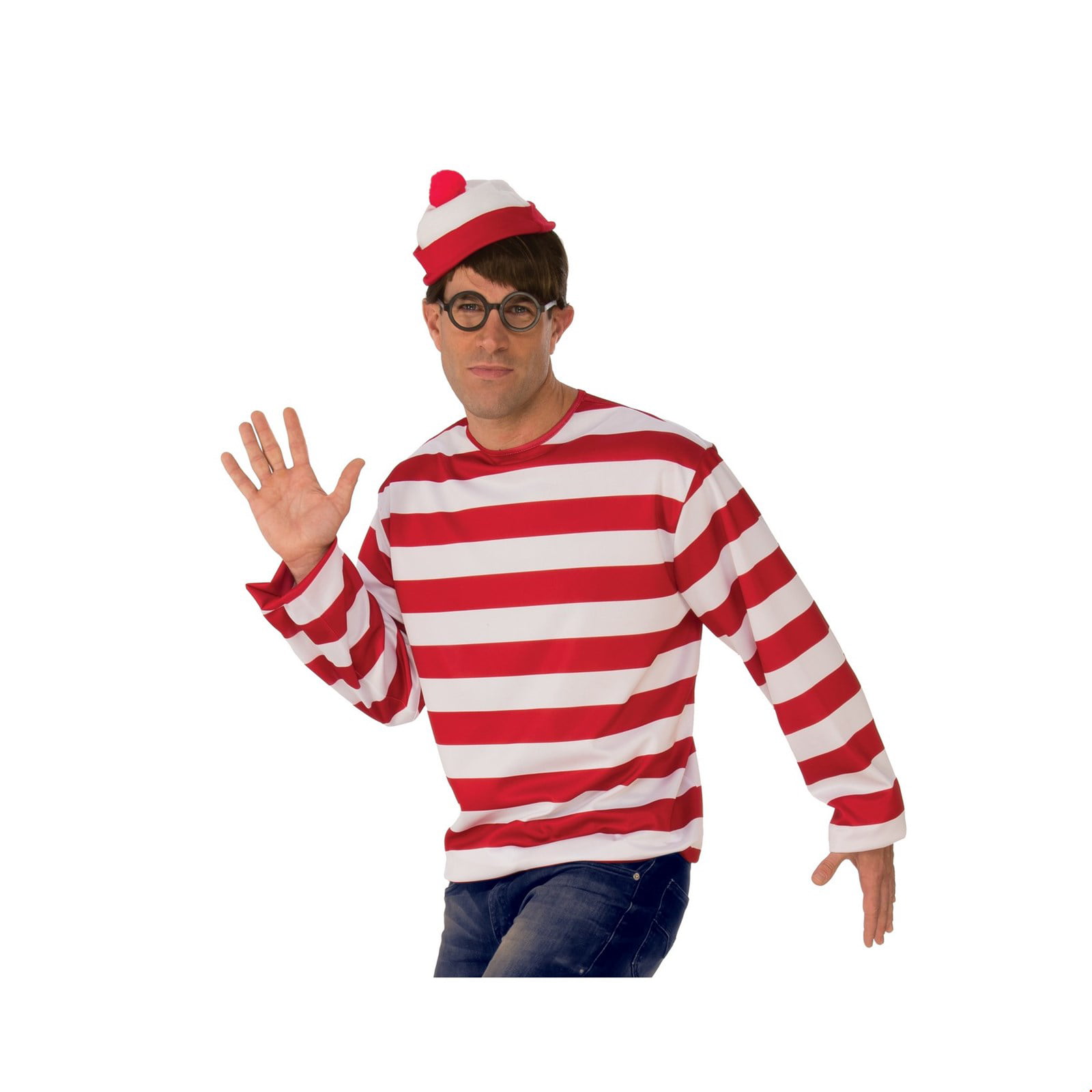 Where's Waldo? Hat Halloween Costume Accessory - Walmart.com