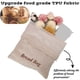 thumbnail image 5 of Bolsas de Plástico Reutilizables 2 Bolsas de Pan Caseras - Forro de Plástico - Bolsa de Pan de Lino Reutilizable con Forro de Plástico, Usada para Almacenar la Seca Y el Pan -15 Pulgadas X 11 Pulgadas, 5 of 7