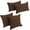 Aqua Blue, variant on Blazing Needles Double-corded Solid Twill Throw Pillows with Inserts (Set of 4)