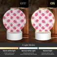thumbnail image 3 of Naloa Floral Strawberr Acrylic LED Night Light Custom LED Lights Personalized Nightlight Customized Gifts for Family Couples Friends, 3 of 9