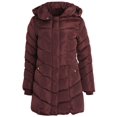 thumbnail image 3 of Chaqueta Steve Madden Long Outwear Merlot para mujer 3X, 3 of 7