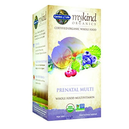MyKind Organics Prenatal Multi Whole Food Multivitamin to Prepare for (Best Whole Food Prenatal Vitamins)