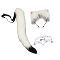 thumbnail image 3 of Conjunto de orejas y cola de , accesorios de disfraz para espectáculos de escenario, fiestas y disfraces. Estilo E, 3 of 10