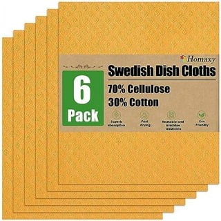 Swedish Cellulose vs Homaxy Cotton Dish Cloth Comparison Best