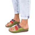 thumbnail image 1 of Sandalias informales de moda de verano para mujer, zapatos informales planos de Color sólido con escapatoria Wmkox8yii hj789, 1 of 3