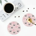 thumbnail image 4 of Kdxio Cute Cartoon Panda Funny Coasters,4 Pcs Leather Coasters,Housewarming Gifts,Protect Furniture from Water Marks Scratch and Damage, 4 of 8