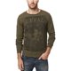 thumbnail image 1 of Buffalo David Bitton suéter con estampado Wicrane para hombre, verde, pequeño, 1 of 1