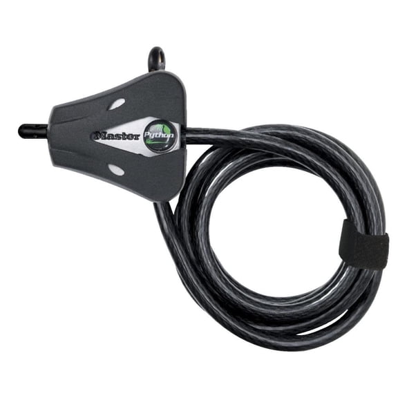 Master Lock Python Bike Lock Cable with Key, 1 Pack, 8418D
