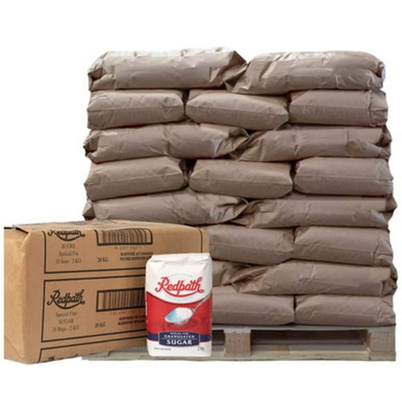 Redpath Special Fine Granulated Sugar 2Kg (10/CASE)-(63 CASES/PALLET)- LOADING DOCK DELIVERY ONLY