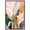 Black Frame, variant on Peach and Palm Framed High-Gloss Acrylic Glass Wall Art Natures Art Prints by Art Remedy, Gold Frame, 10 x 15