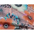thumbnail image 4 of oneOone Rayon Peach Fabric Florals Quilting Supplies Print Sewing Fabric By The Yard 56 Inch Wide, 4 of 6