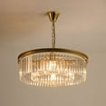 thumbnail image 6 of Modern Crystal LED Chandelier Living Room Ceiling Light Pendant Lighting Fixture, 6 of 23