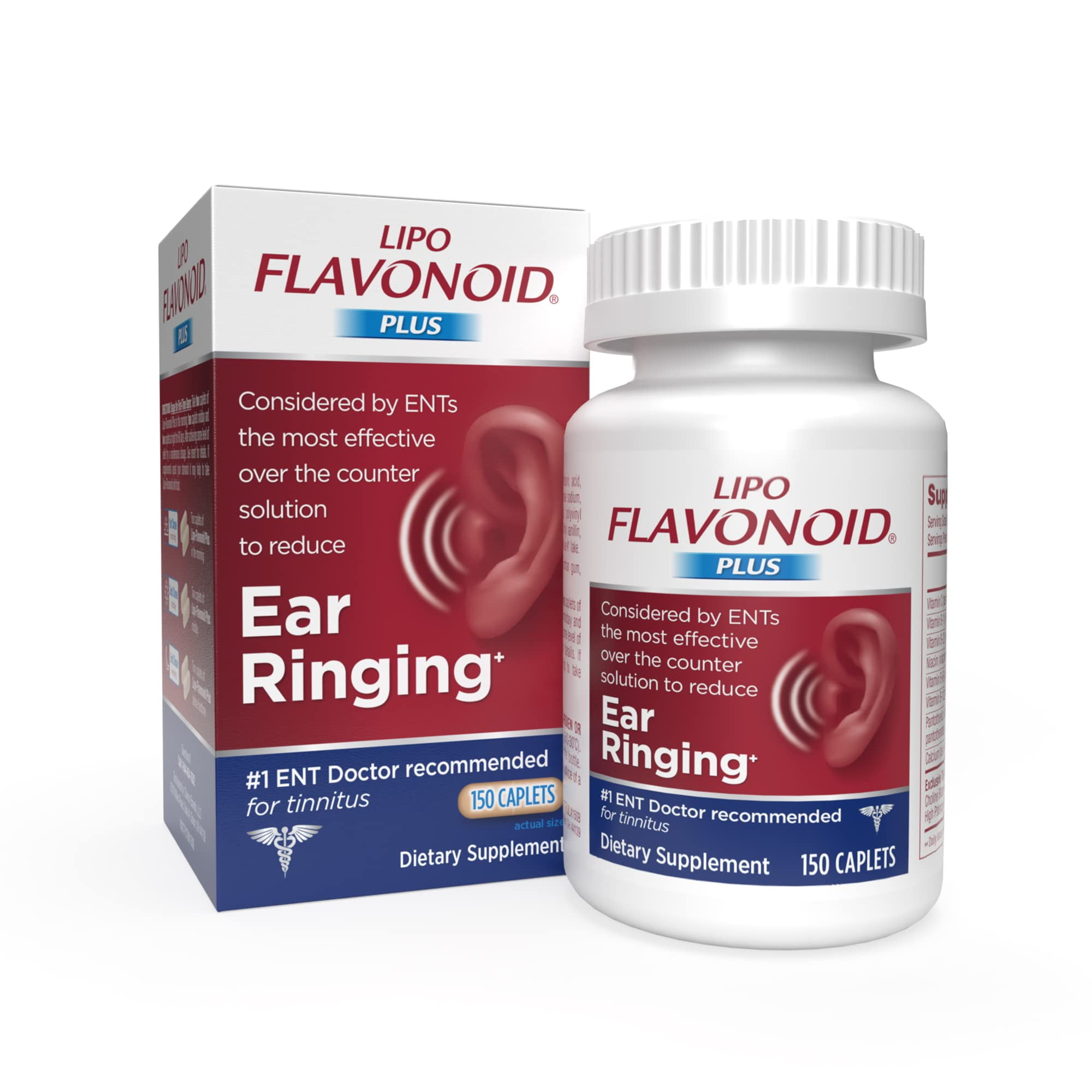 LipoFlavonoid Plus, Tinnitus Relief for Ringing Ears, OTC Flavonoid