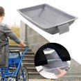 thumbnail image 2 of Orinal para silla de ruedas, plástico ABS, reutilizable engrosado, fácil de limpiar, accesorios Lavabo para silla de ruedas para ancianos Práctico con - gris Yinane Cuchara para silla de ruedas, 2 of 8