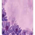 thumbnail image 3 of Anemone Flower Duvet Cover Set, Dreamlike Composition with Anemone Magic Petals Blossoms, Decorative 3 Piece Bedding Set with 2 Pillow Shams, Queen Size, Magenta Lavender, by Ambesonne, 3 of 3