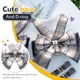 thumbnail image 4 of Dog Harness for Small Dogs with Bow Small Harness for Dogs with D-Ring Soft Mesh Adjustable Harness Set Puppy Pet Harness and Leash (Navy Blue XS), 4 of 4