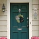 thumbnail image 3 of 26 Letters Decorative Wreath Door Hanging Home Decor Letters With Knot Pendant Rattan Ring Wall Decoration Window Decoration Pendant, 3 of 4
