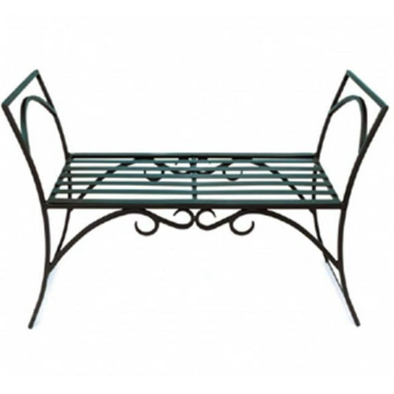 Achla AR-01 Arbor Garden Bench - Black Powdercoat