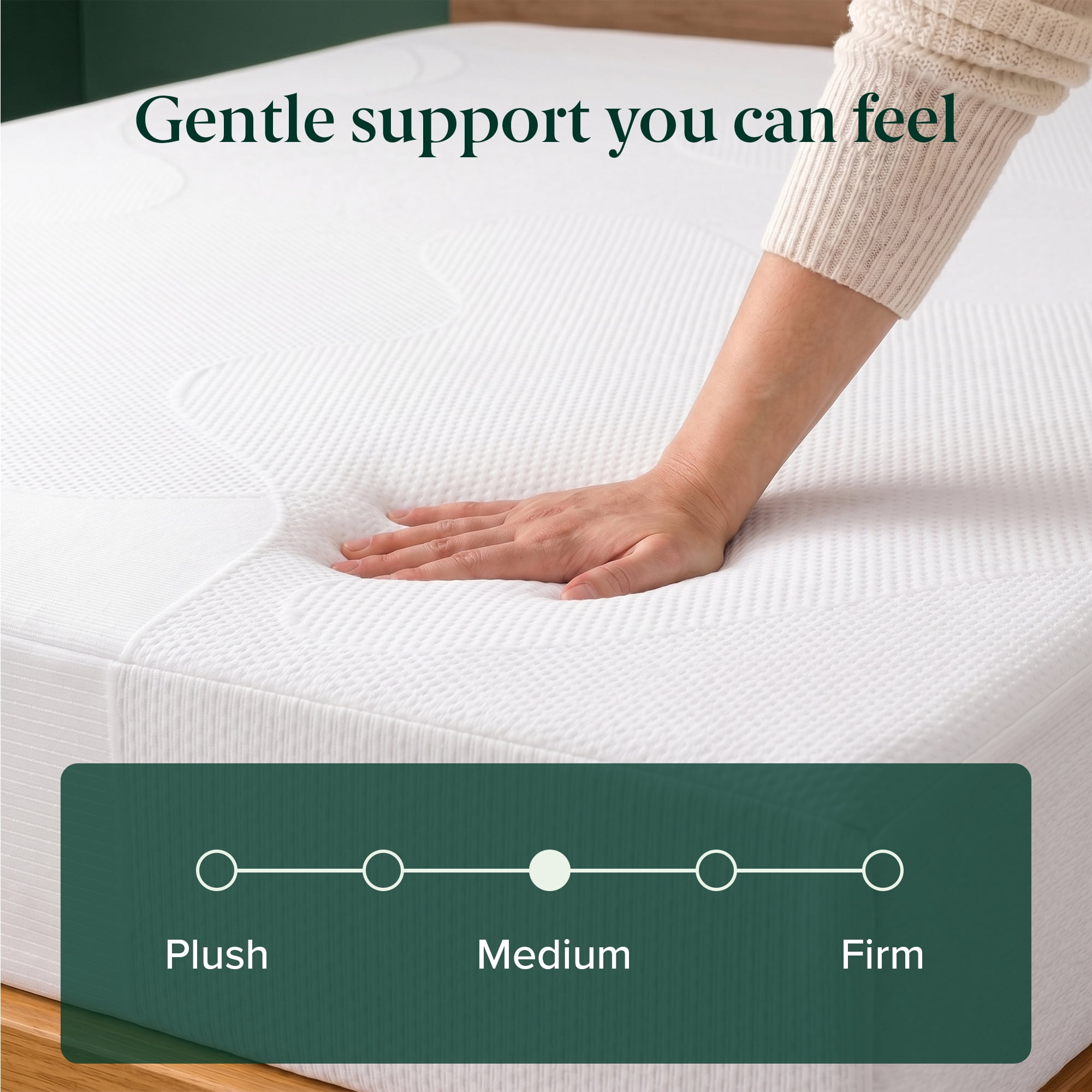 Zinus Spa Sensations 8" Full Memory Foam Mattress in a Box with Green Tea Infusions and Pressure Relief