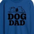 thumbnail image 3 of Peanuts - Dog Dad - Men's Long Sleeve T-Shirt, 3 of 6