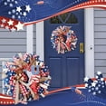 thumbnail image 6 of Independence Day, Independence Day Wreath Home Decor Simulation Plant Wreath, 6 of 7