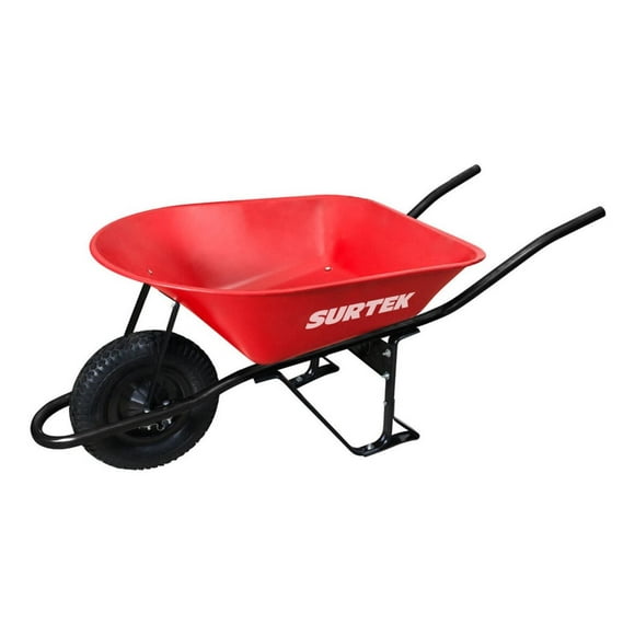 Carretilla 6ft Con Bastidor Llanta Neumatica Uso Rudo Surtek SURTEK CAT602