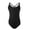 Black, variant on Toddler Kids Girls Classic Cotton Camisole Ballet Dance Gymnastic Leotard with Lining