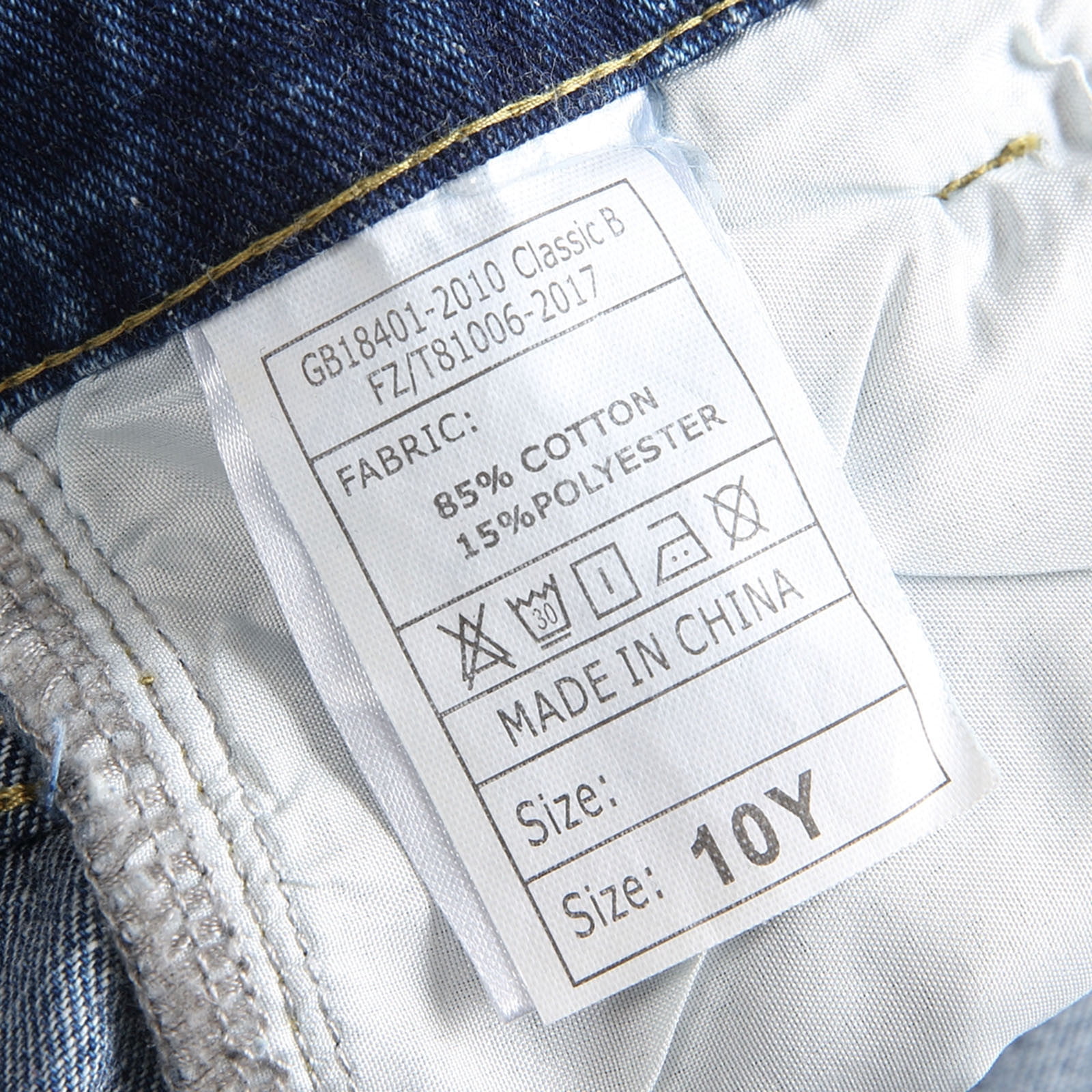 Wdgfv Boys' Jeans Boys Pants Distressed Jeans High Street Fashion Casual Trousers for Kids Comfortable Stretch Denim Wear Spring Autumn Blue 10-13 Years