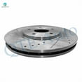 thumbnail image 5 of Set of 4 Front 330mm-Rear 328mm Drilled Slotted Brake Disc Rotors For 2012-2016 Chrysler Town & Country, 5 of 9