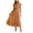 Z1-Brown, variant on Women's Summer Wrap Maxi Dress Short Ruffle Sleeve V Neck High Waist Pleated Hem Flowy Long Sundress (Red, XXL)