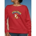 thumbnail image 2 of Jumping Corgi Love For All Sweatshirt Women -Smartprints Designs, Female 4X-Large, 2 of 4