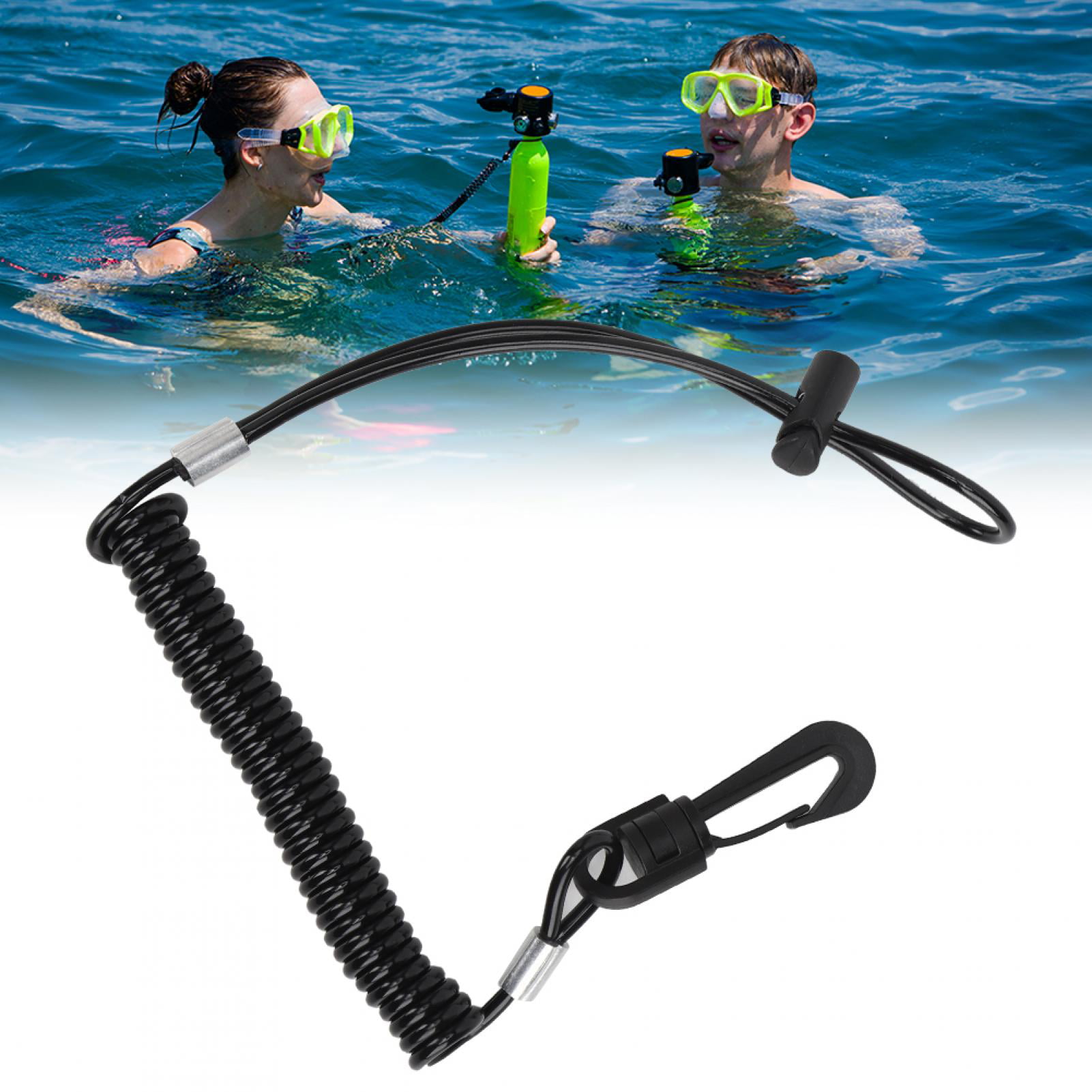 Details about   Lanyard Diving Rope Diving Underwater Diving Lanyard Oxygen Bottle Coil Rope 