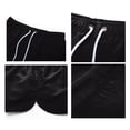thumbnail image 4 of Boyscolos Mens Board Shorts Swimwear Summer Beach Swim Drawstring Shorts Surfing Sport Bathing Suit Athletic Gym Shorts Black M, 4 of 7