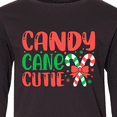 thumbnail image 4 of Inktastic Candy Cane Cutie Long Sleeve Youth T-Shirt, 4 of 5